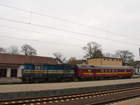 The ŽSSK 742 601-8 seen at Leopoldov