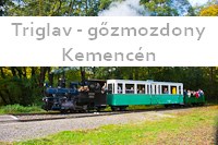 Triglav - Steam locomotive at Kemence