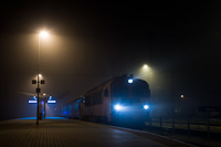 The MV-START 418 185 seen at buda with the last timetabled class 418 train to Piliscsaba