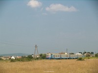 D1 563-1 halad Aknaszlatina felé Szeklence (Сокирниця) mellett