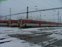 Sprinters at Békéscsaba station
