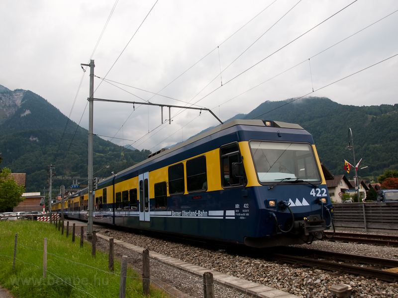 A Berner Oberlandbahn ABt 422 Wilderswil llomson fot