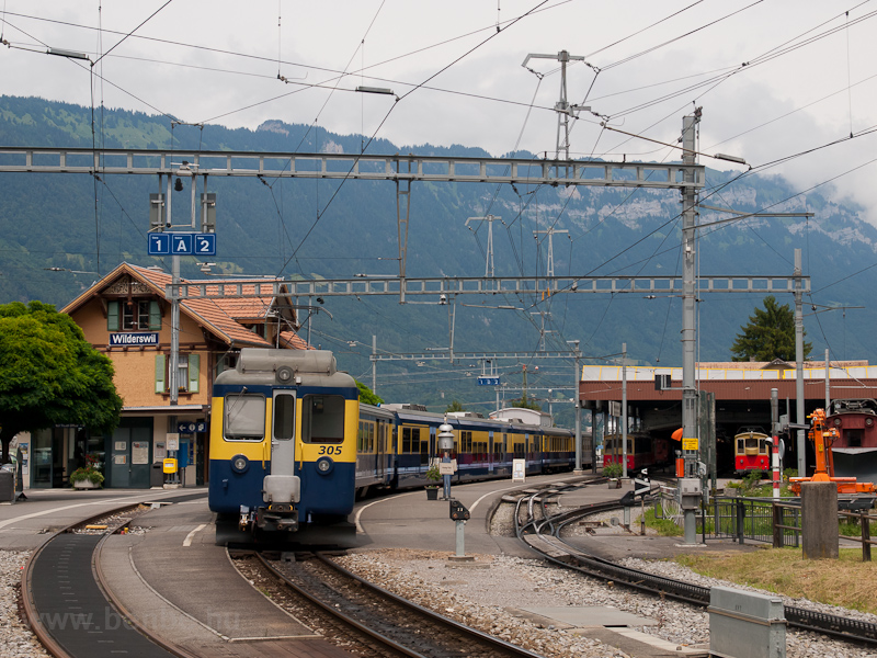 A Berner Oberlandbahn ABeh 4/4 fot