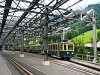 The Wengernalpbahn BDhe 4/4 116 seen at Lauterbrunnen
