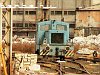 The sad locomotive of the shot down sugar factory at Hatvan