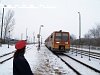 The 6341 040-1 at Mátravidéki Erõmû station in the snow