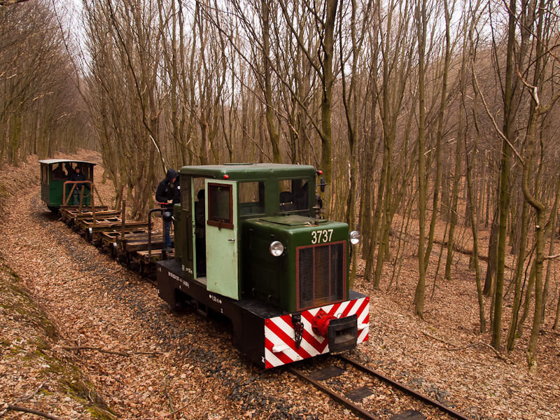 The Nagybrzsnyi Erdei Vast C50 3737 seen between Tolmcs-hegy, cscsfordt and Nagyirts, Szt. Orbn fogad photo