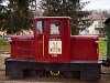 A Felsőtárkányi Erdei Vasút C-04 404 Felsőtárkány-Fűtőház állomáson