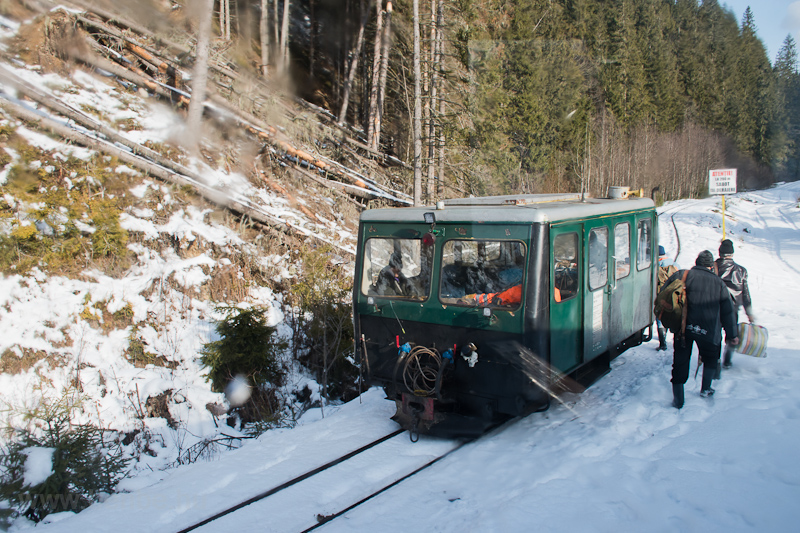 A CFF Viseu de Sus draisine type X626 bought second-hand from Austria seen at Gura Stevioara junction photo