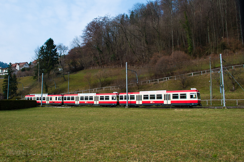 A Waldenburgerbahn BDe 4/4 17 Niederdorf s Oberdorf Winkelweg kztt fot