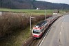 The Waldenburgerbahn BDe 4/4 17 seen between Talhaus and Lampenberg-Ramlinsburg