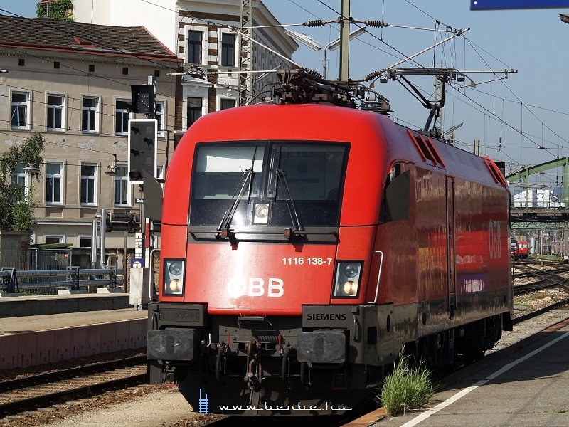 1116 138-7 Wien Westbahnhofon fotó