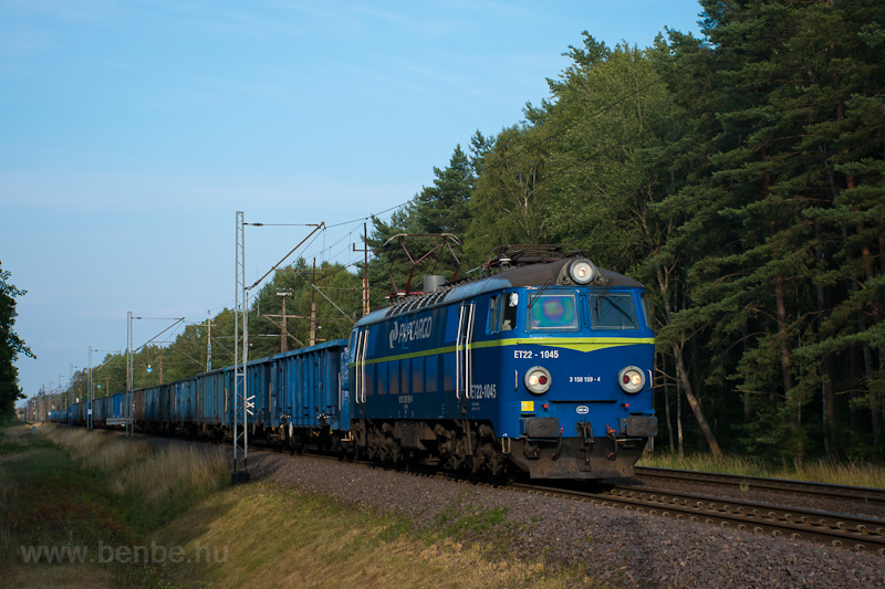 The PKP Cargo ET22 1045 see picture