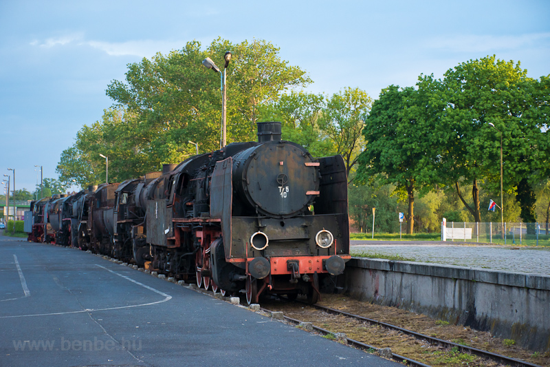 Steam locomotive ruins at W photo