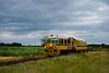 The track maintenance  train seen between Tuchorza and Belecin Wielkopolski