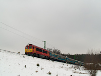 The M41 2317 at Nagyrákos stop