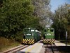 The Mk48,2002 is hauling a mixed passenger/freight train and Mk48,2009 is hauling a passenger train at Erdszlak