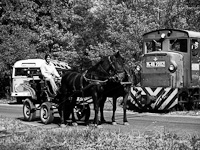 The Mk48,2002 is hauling a freight train between Martinka and Erdszlak