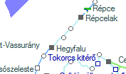 A vonalszakasz helye a térképen