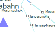 Jánossomorja szolgálati hely helye a térképen