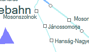 A vonalszakasz helye a térképen