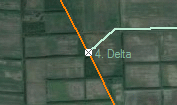 4. Delta szolglati hely helye a trkpen