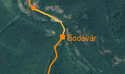 Godóvár szolgálati hely helye a térképen