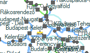 Budapest-Keleti szolgálati hely helye a térképen