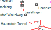 Hauenstein-Tunnel szolglati hely helye a trkpen