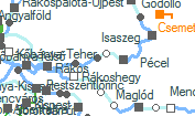 Rákoscsaba-Újtelep szolgálati hely helye a térképen