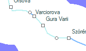 Gura Varii szolgálati hely helye a térképen