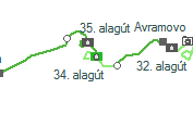 34. alagút szolgálati hely helye a térképen