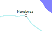 Marosborsa szolgálati hely helye a térképen