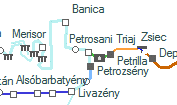 Petrosani Triaj szolgálati hely helye a térképen