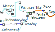Petrozsény szolgálati hely helye a térképen
