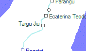Targu Jiu szolgálati hely helye a térképen