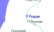 Rogojei szolgálati hely helye a térképen