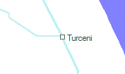 Turceni szolgálati hely helye a térképen