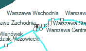 Warszawa Centralna szolgálati hely helye a térképen
