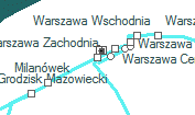 Warszawa Zachodnia szolglati hely helye a trkpen