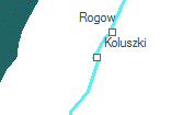 Koluszki szolgálati hely helye a térképen