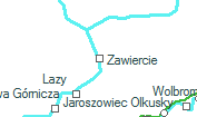 A vonalszakasz helye a térképen
