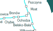 Ochodza szolgálati hely helye a térképen
