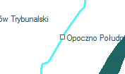 Opoczno Południe szolgálati hely helye a térképen