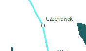 Czachówek szolgálati hely helye a térképen