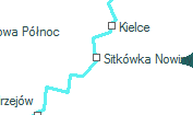 Sitkówka Nowiny szolgálati hely helye a térképen