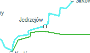 Jedrzejów szolgálati hely helye a térképen
