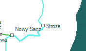 Stroze szolgálati hely helye a térképen