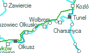 Wolbrom szolgálati hely helye a térképen