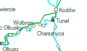 Charsznyca szolgálati hely helye a térképen